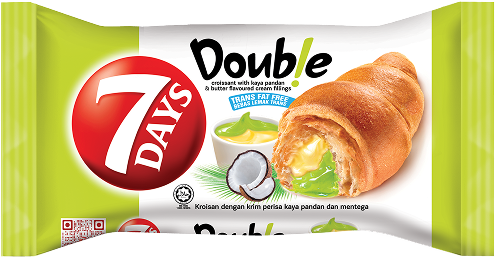 7DAYS 7 Days Croissant Kaya Pandan & Butter 30 x 62G