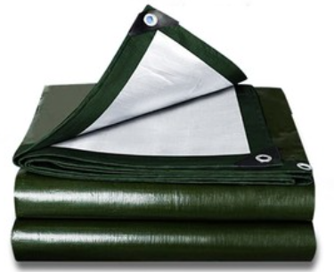 Thickened Rainproof Cloth Waterproof Canvas Tarpaulin Sheet Canvas Canopy Tent Kanvas Khemah Awning Oilcloth (3x6m)