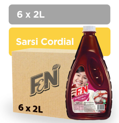F&N Sarsaparilla Cordial 6 Bottle x 2L