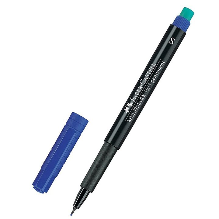 Faber-Castell Multimark Permanent Pen 1523 Blue