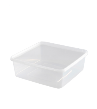 PLASTIC SQUARE FOOD CONTAINER 1500ML