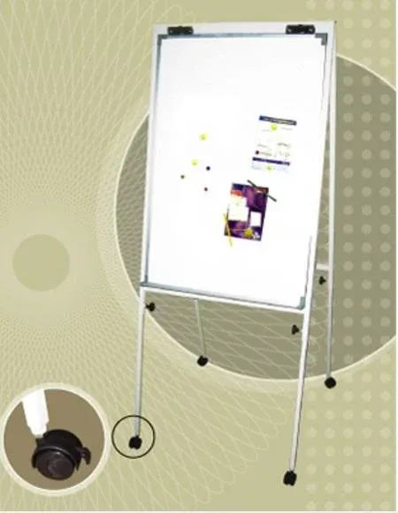 Flip Chart with wheels - size: 3 x 4