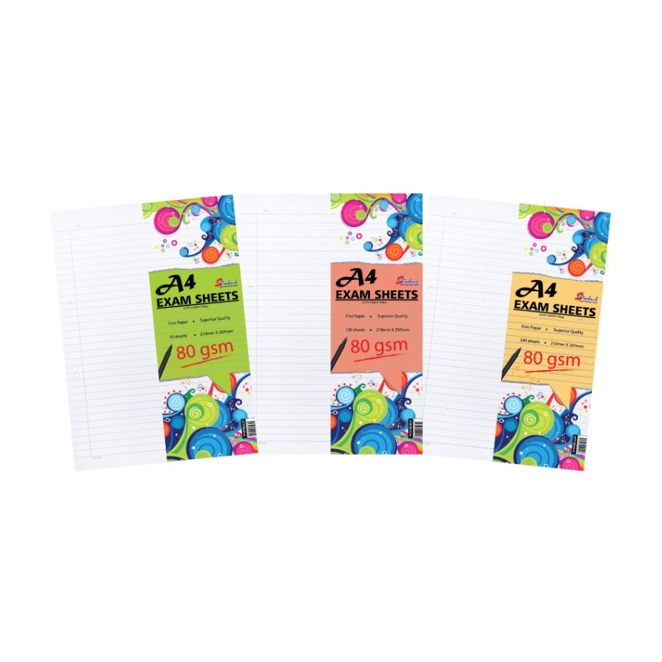 Others *FoolScap Paper A4 80gsm Exam Sheet Test Pad