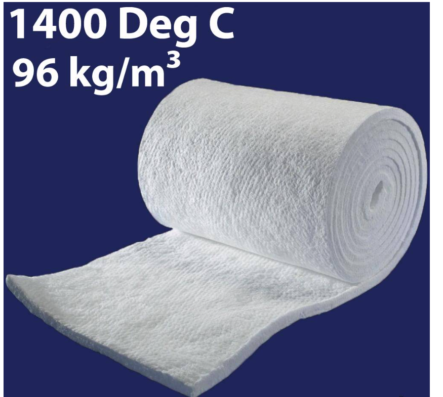 CERAMIC FIBRE BLANKET CERAMIC FIBER WOOL ISOWOOL HEAT INSULATION 1400 DEGREE 96KG/M3