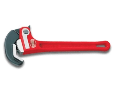 NO. S 1-25 "HIT" PIPE WRENCH WITH ALL DROP-FORGED STEEL HANDLE 8"