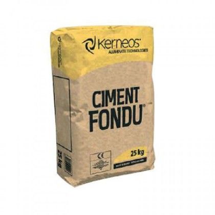 Kerneos Cement Fondu Calcium Aluminate-based Hydraulic Binder Ciment 25KG