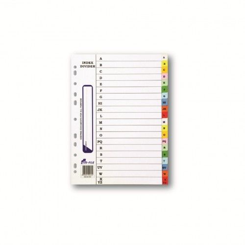 EMI-FILE INDEX DIVIDER ALPHABETICAL (A-Z)