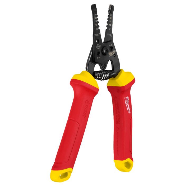 Milwaukee 1000V Insulated 10-20 AWG Wire Stripper & Cutter 48-22-2214