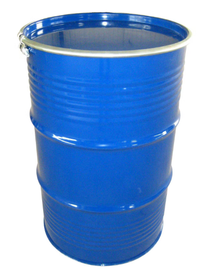 200 L Open Top Metal Drum with Sealer [Used]