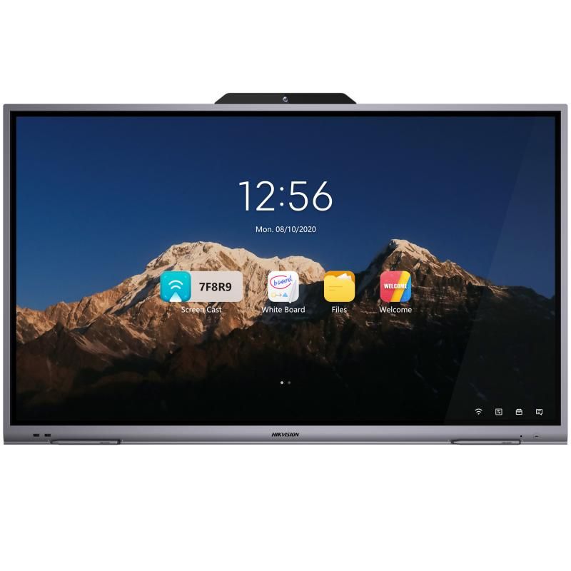 Hikvision DS-D5B86RB/FP 86" 4K Interactive Display With Webcam & Mic - Hikvision Interactive Display Come With Moveable Stand