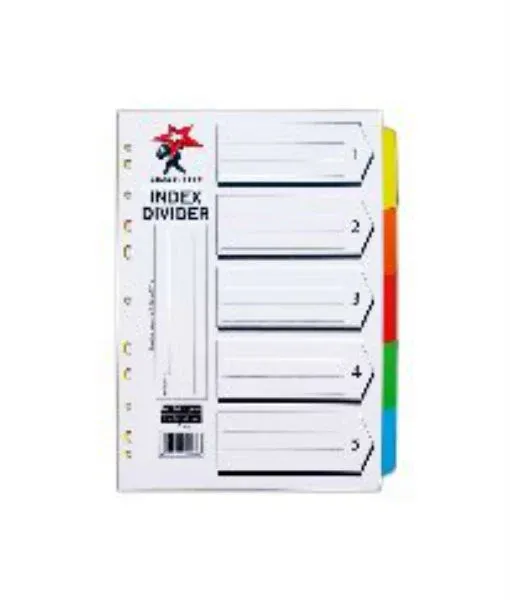 Index Divider 5 Colour
