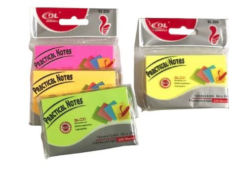 DINGLI 2" X 3" COLOR STICKY NOTES