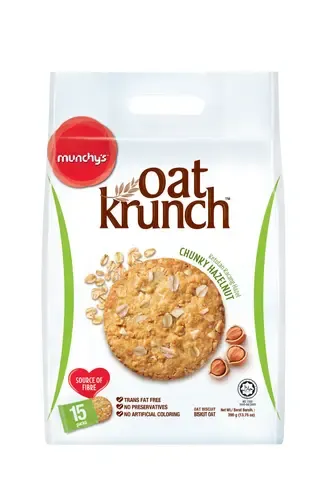 Loose Pack Munchy’s Oat Krunch Chunky Hazelnut 390g