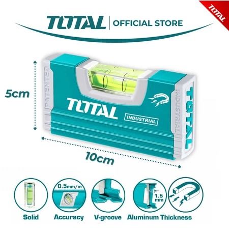 Total Hand Spirit Level (10cm) TMT20105M