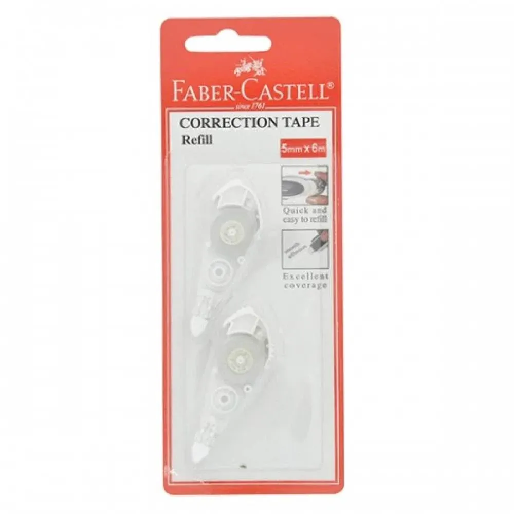 Faber Castel Correction Tape Refillable - FC169103( 12 cards/box)