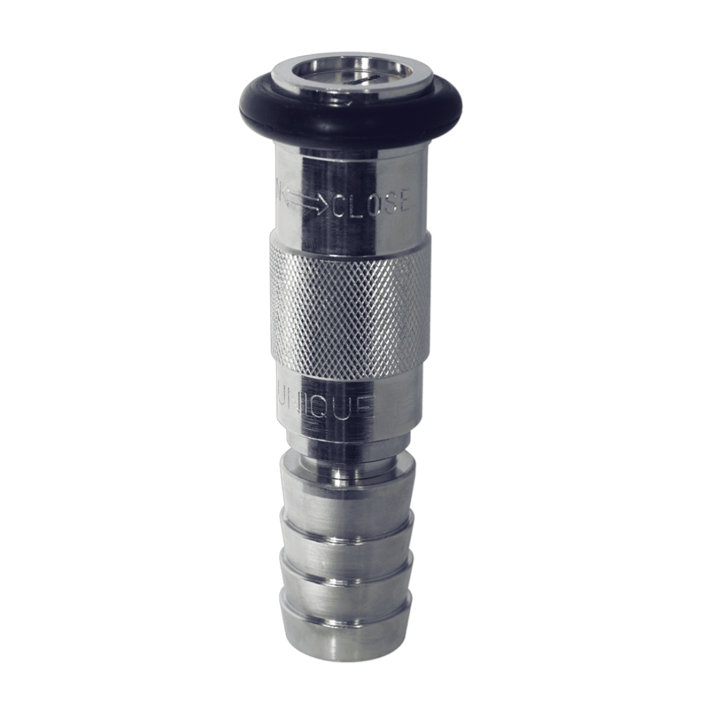 Unique Fire Chrome Brass 1" Fire Hose Reel Nozzle