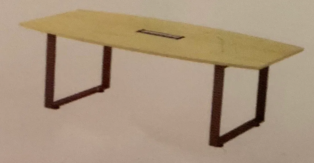 8鈥�SAVELO BOAT-SHAPE CONFERENCE TABLE