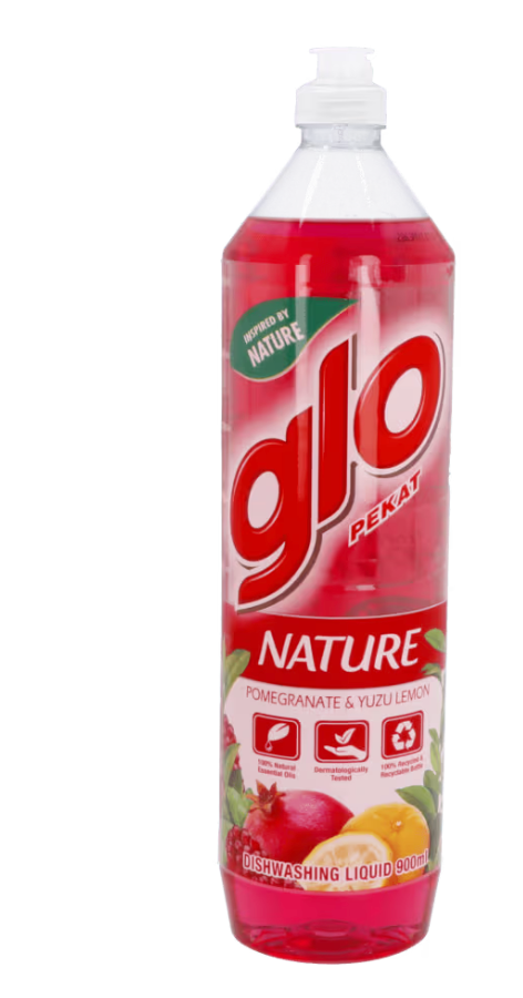 Glo Dishwash Liquid Pomegranate & Yuzu Lemon 800ml