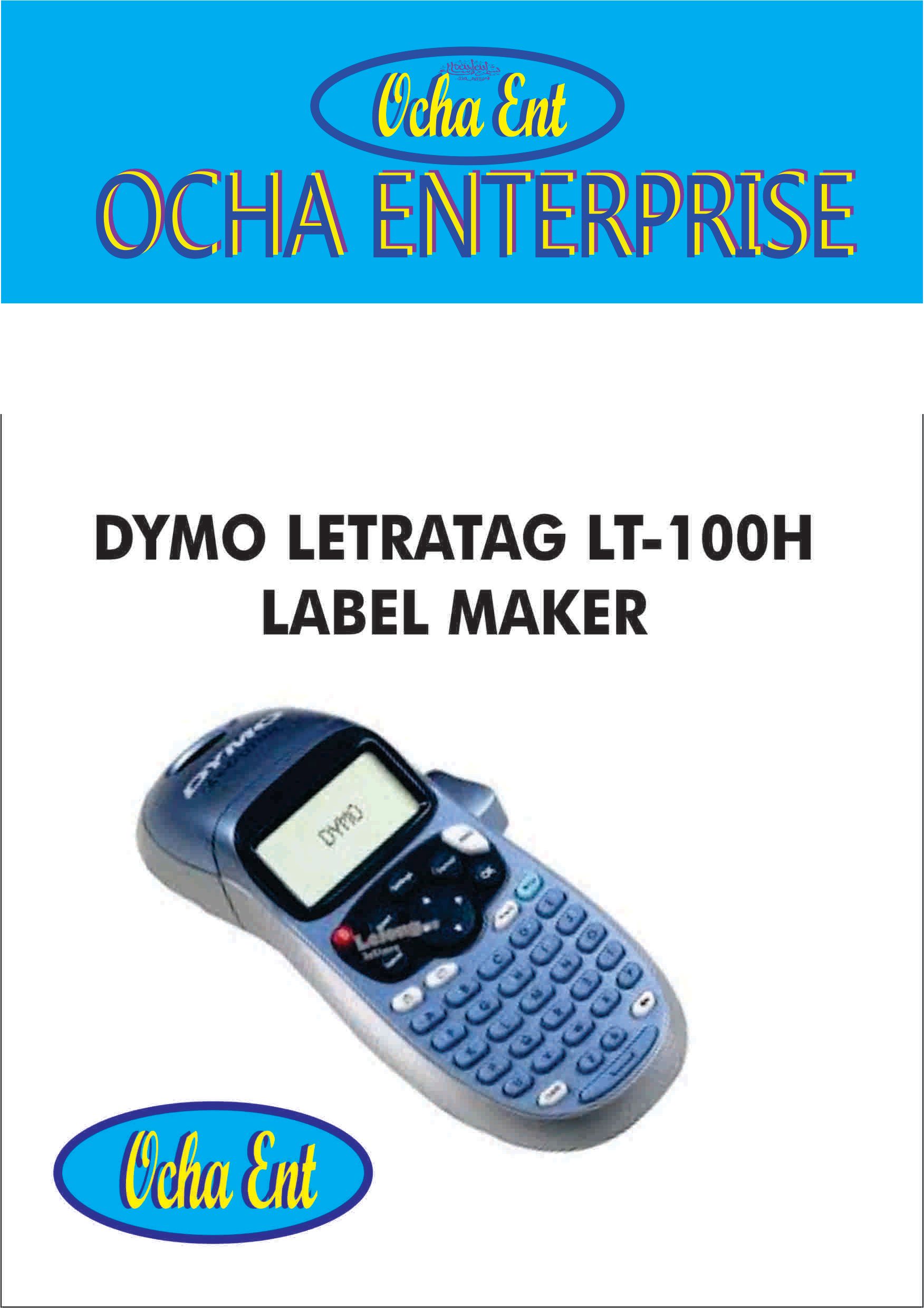 DYMO LETRA TAG PLUS LT-100H LABEL MARKER PRINTER