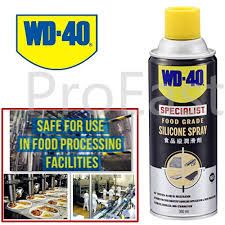 WD 40 Food Grade Silicone Spray 360ml-FREE DELIVERY CHARGE PENINSULAR ONLY