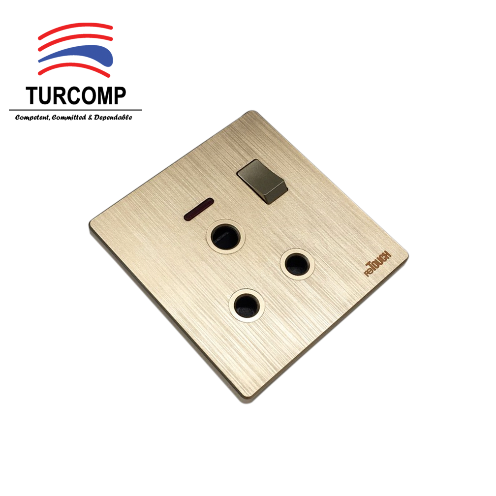 reTouch Ultra Rimless Socket 15A with NEON