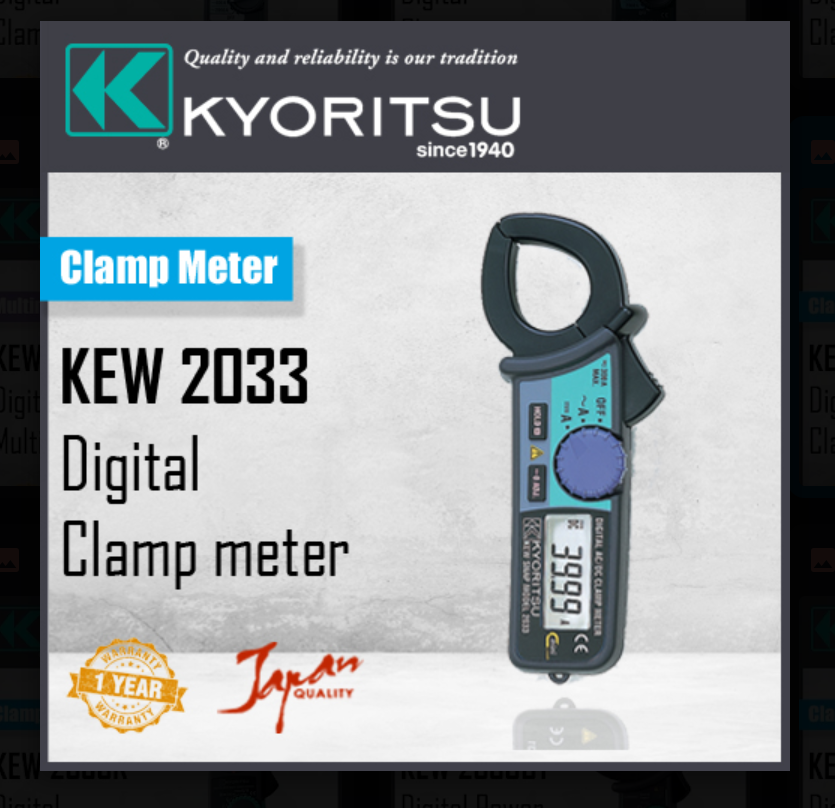 KYORITSU 2033 AC/DC MINI CLAMP METER