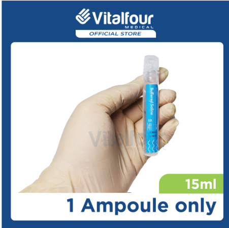 VITALFOUR OPTO-PHARM EYE WASH BUFFERED SALINE 15ML (MDA APPROVED) / RANDOM BRAND