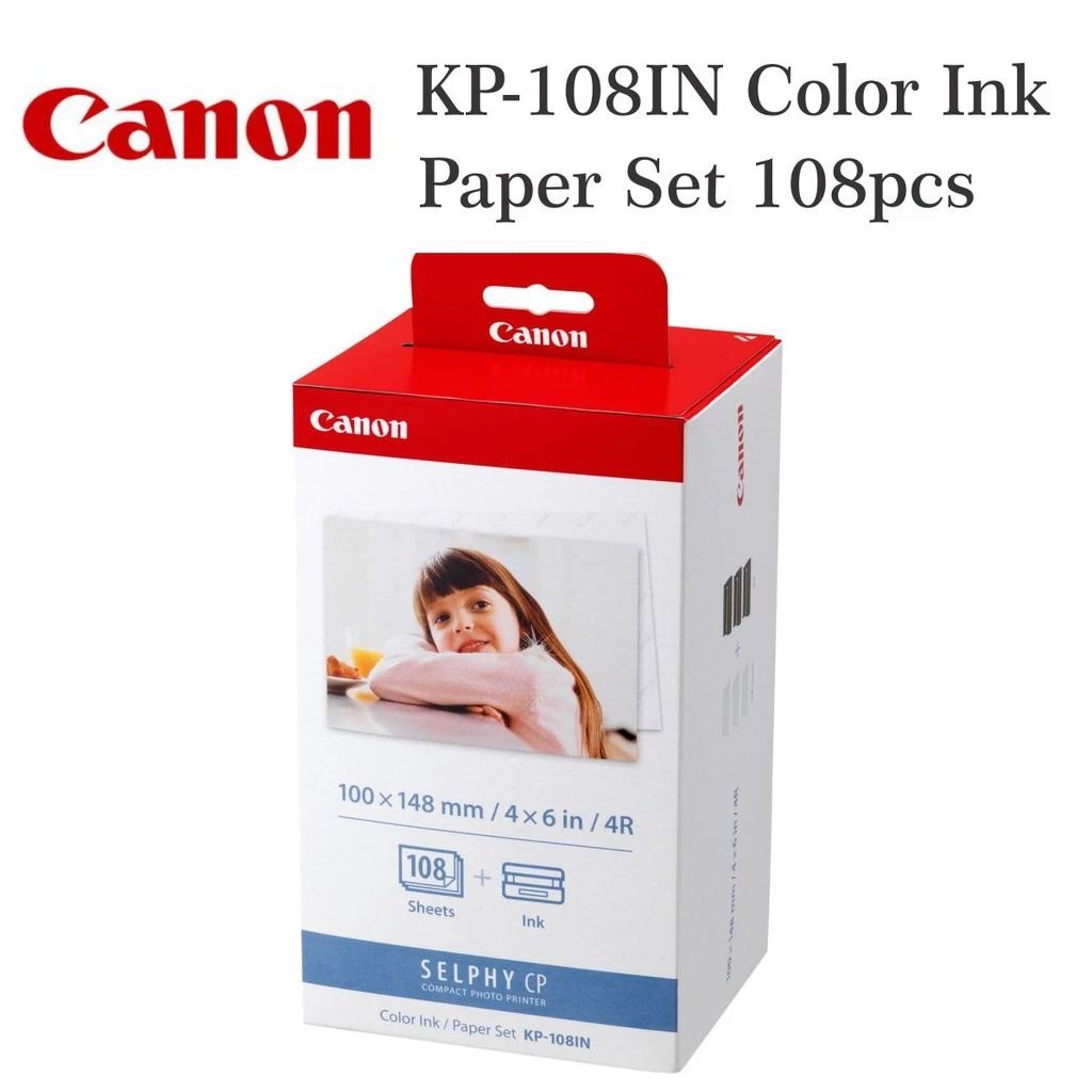 Genuine Malaysia - Canon KP-108IN Selphy Ink Cartridge