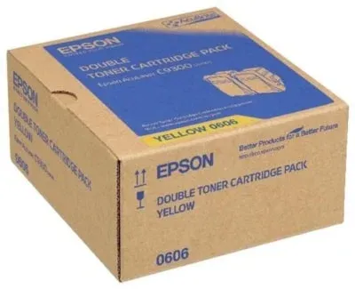 Genuine Malaysia Epson Warranty Epson - Epson C13S050606 Yellow Toner Cartridge