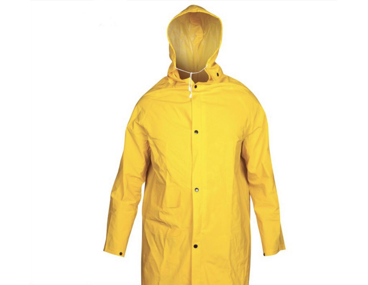 NA RAIN COAT WITH BUTTON YELLOW