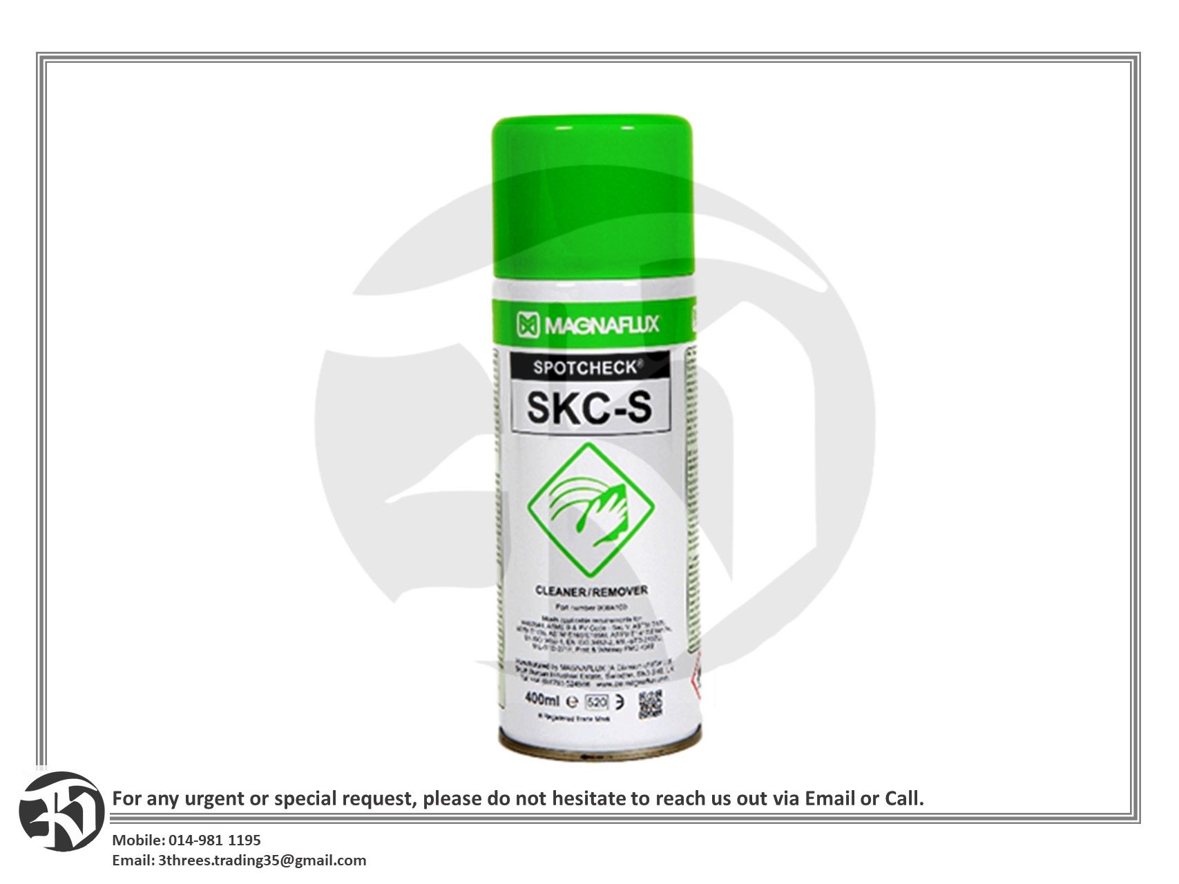 Dye Penetrant Spray Magnaflux Spotcheck SKC-S 300g