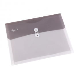 Deli A4 File Bag With String Grey 5512