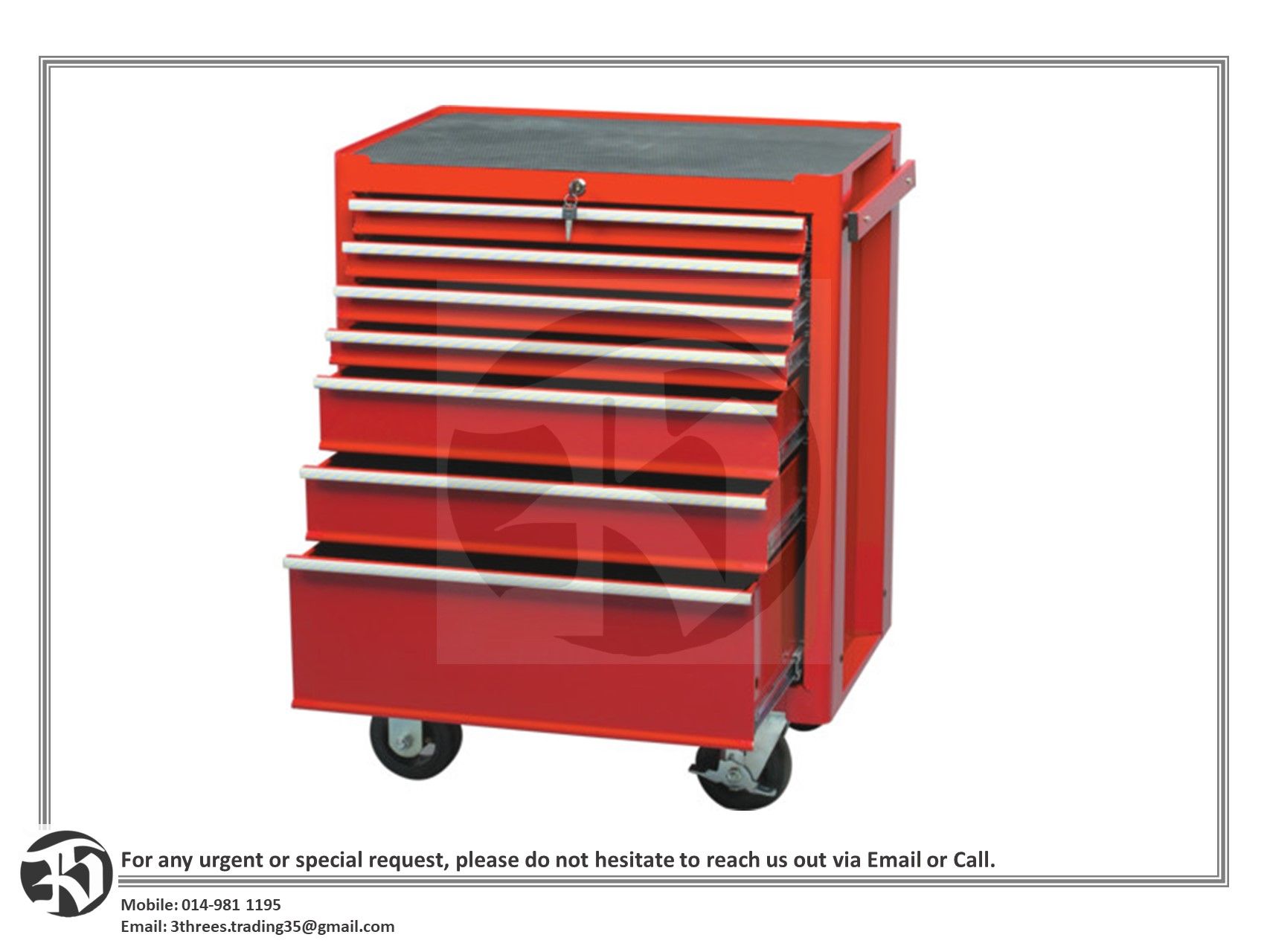 7-Drawer Professional Roller Cabinet