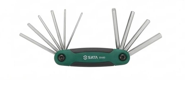 Sata 8-piece card slot folding hexagon set