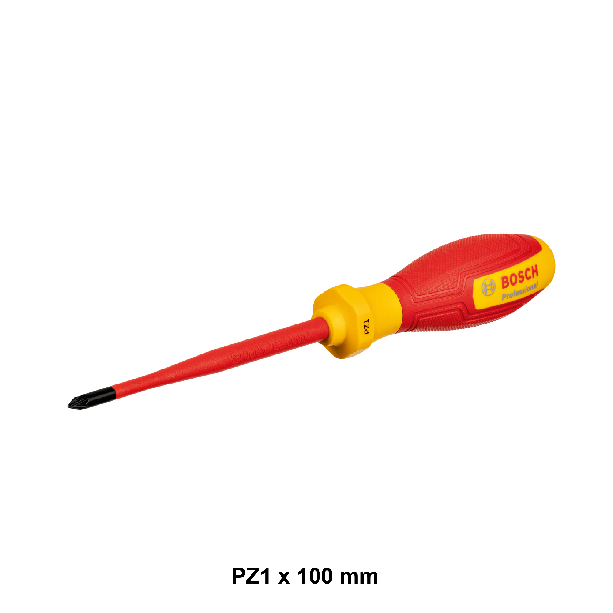 BOSCH Insulated (VDE) Pozi Screwdriver ( PZ 1 / PZ 2 / PZ 3)