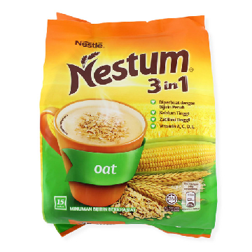 NESTUM 3IN1 CEREAL DRINK - OAT FLAVOUR - 28GX15