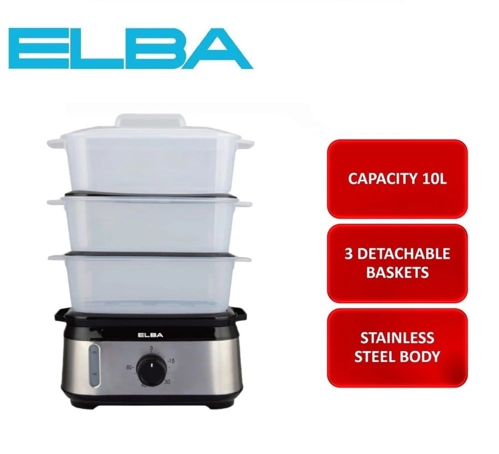 Elba Food Steamer EFS-M1038 (SS)