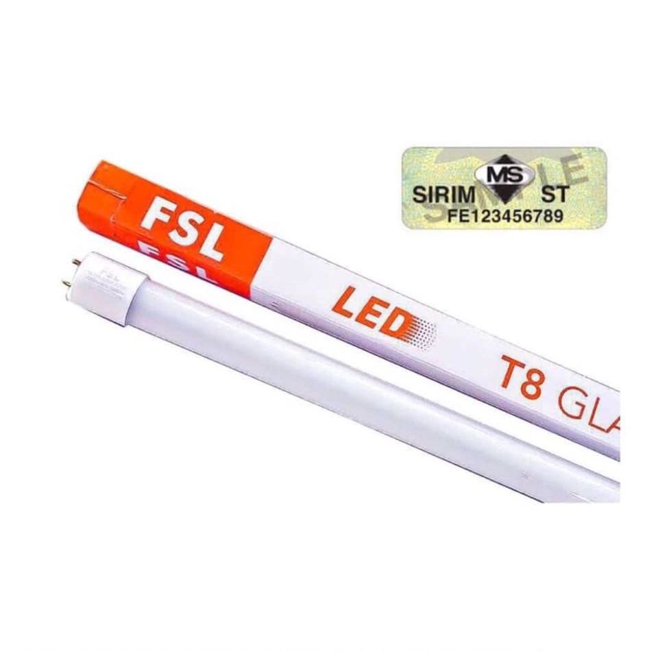 FSL T8 18W/22W LED Glass Tube Daylight/Cool White/Warm White