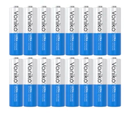 VONIKO Alkaline Battery AA - AAA (16 pcs)
