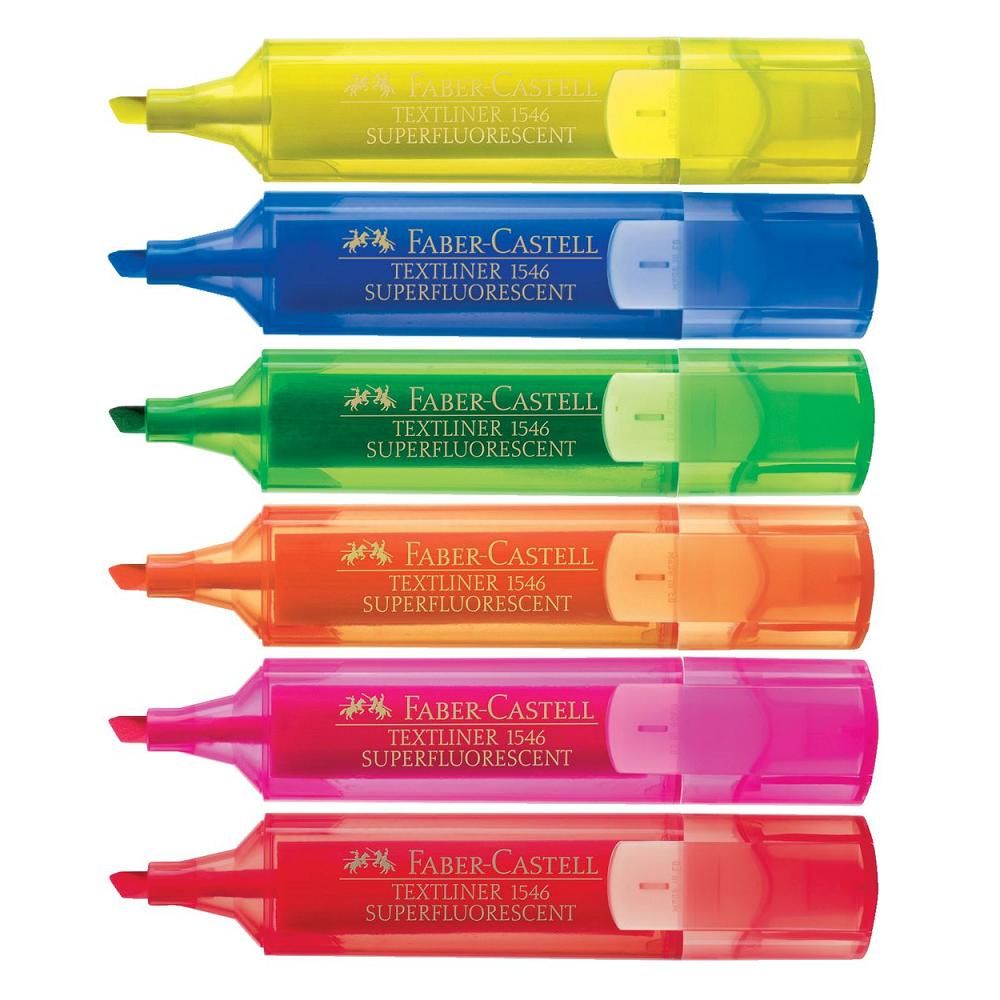 FABER CASTELL HIGHLIGHTER / TEXTLINER 1546 SUPERFLUORESCENT