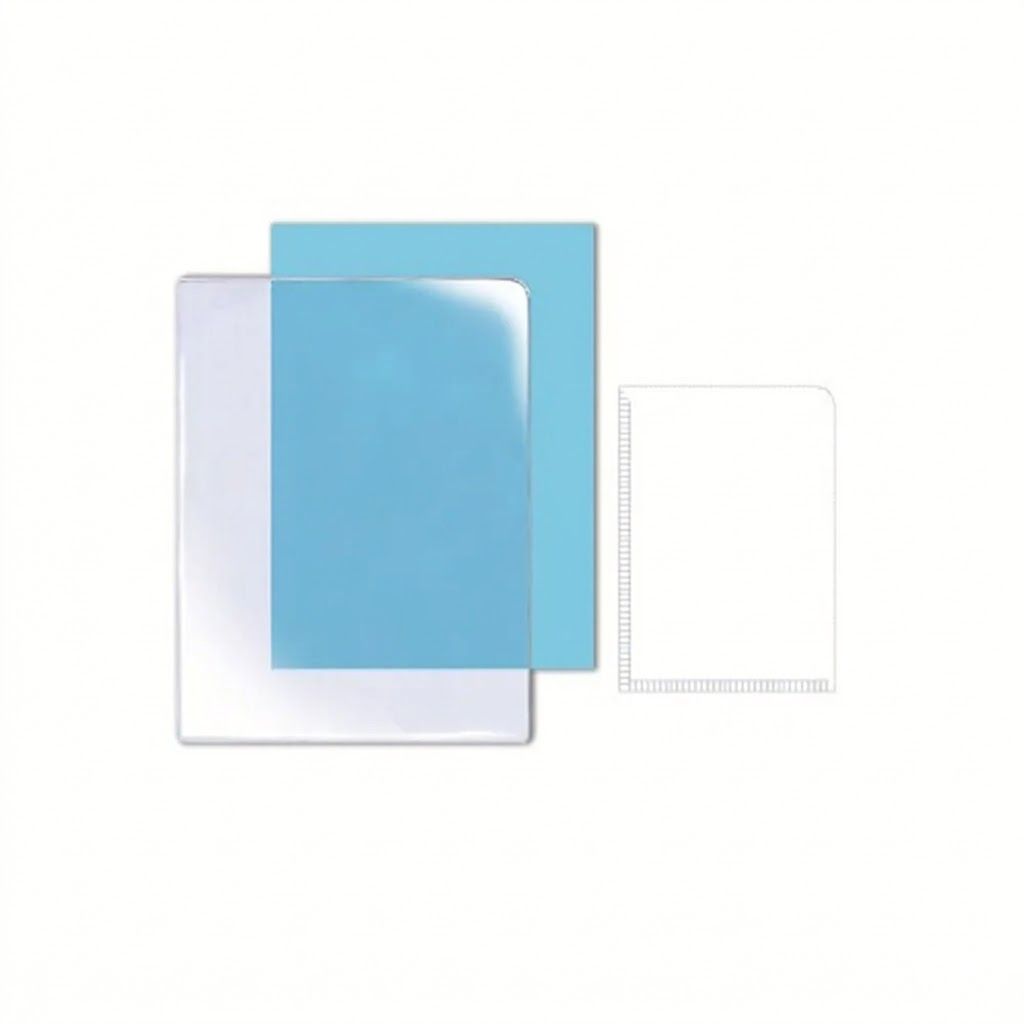 A4 L SHAPE PVC TRANSPARENT DOCUMENT HOLDER