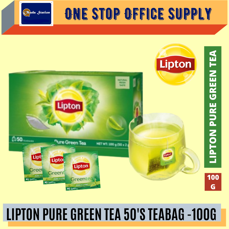 LIPTON PURE GREEN TEA (50 TEA BAGS) /Lipton /Pure Green Tea /LIPTON Green Tea