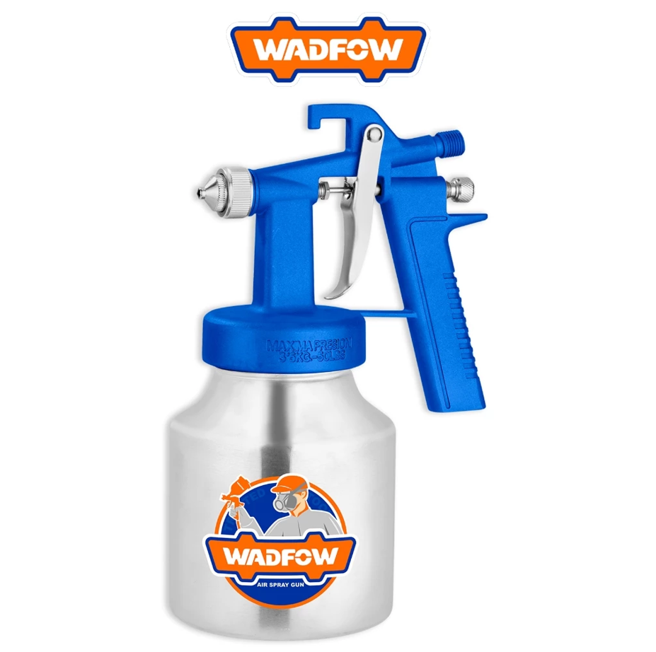 WADFOW AIR SPRAY GUN (1000CC, 1.5MM) PRESSURE: 2 - 3BAR WITHOUT QUICK PLUG (WGA1561)