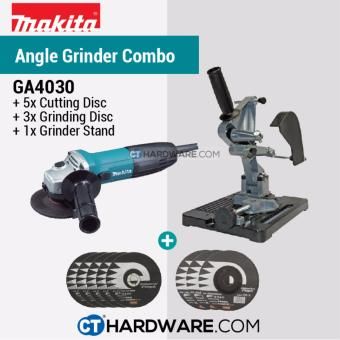 Makita GA4030 Angle Grinder 4" 720W + Accubit Angle Stand