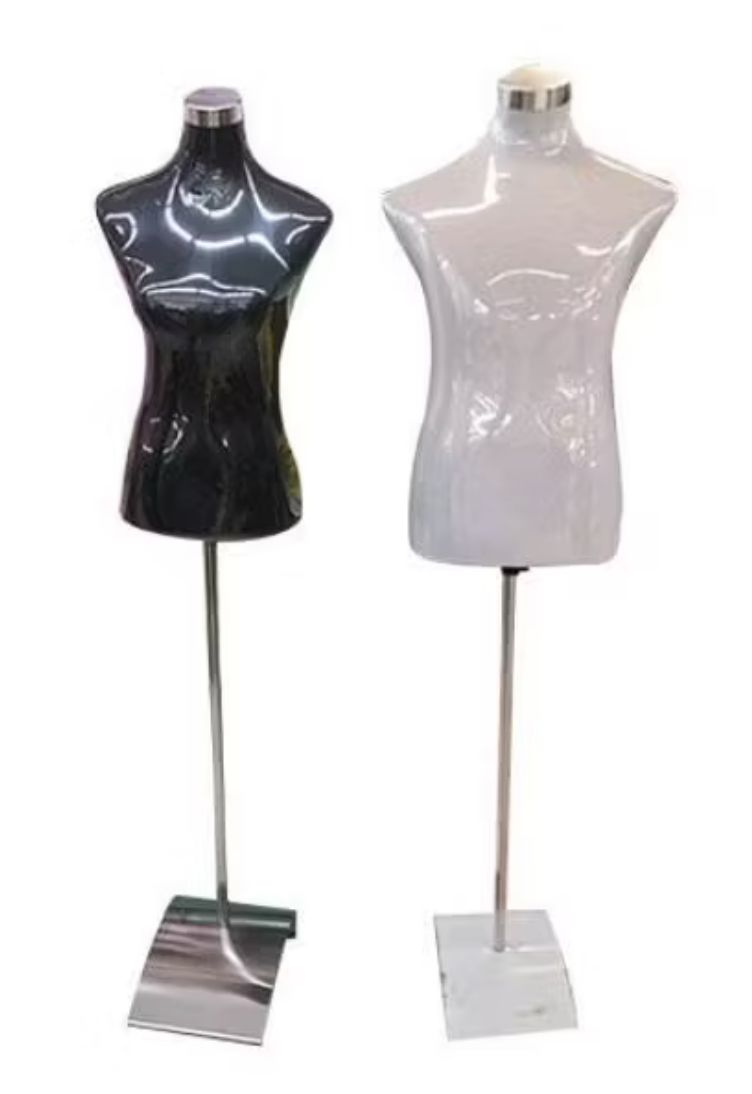 MANNEQUIN HALF BODY WITH ADJUSTABLE STAND / ADJUSTABLE PLASTIC MANNEQUIN / PATUNG STAND