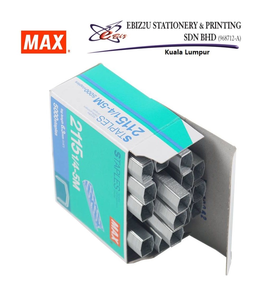 MAX 2115 1/4-5M Staples, Stapler Bullet (5000 PCS)