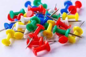 Colours Push Pin for Board/Pins