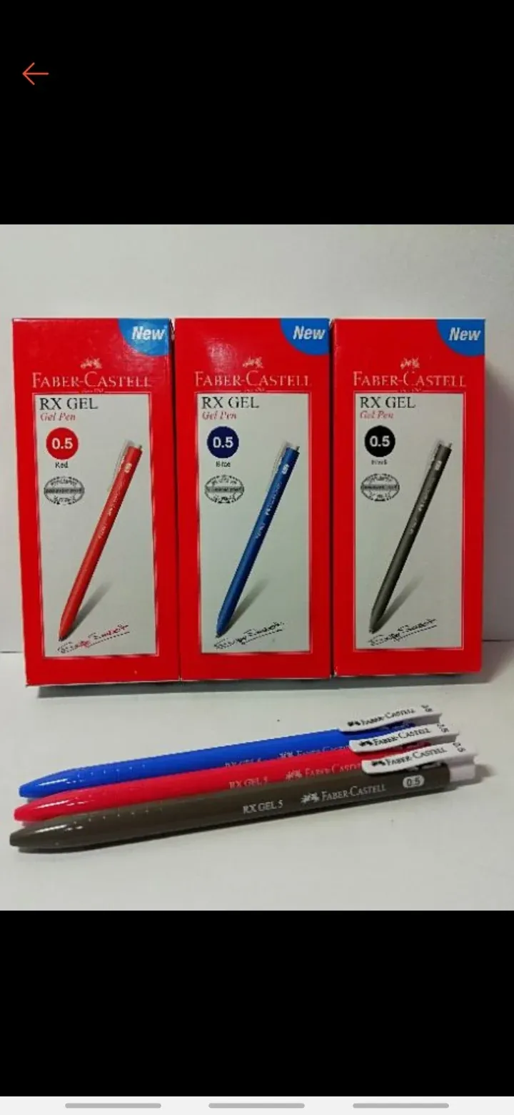 RX FABER CASTELL GEL PEN 0.5/0.7mm