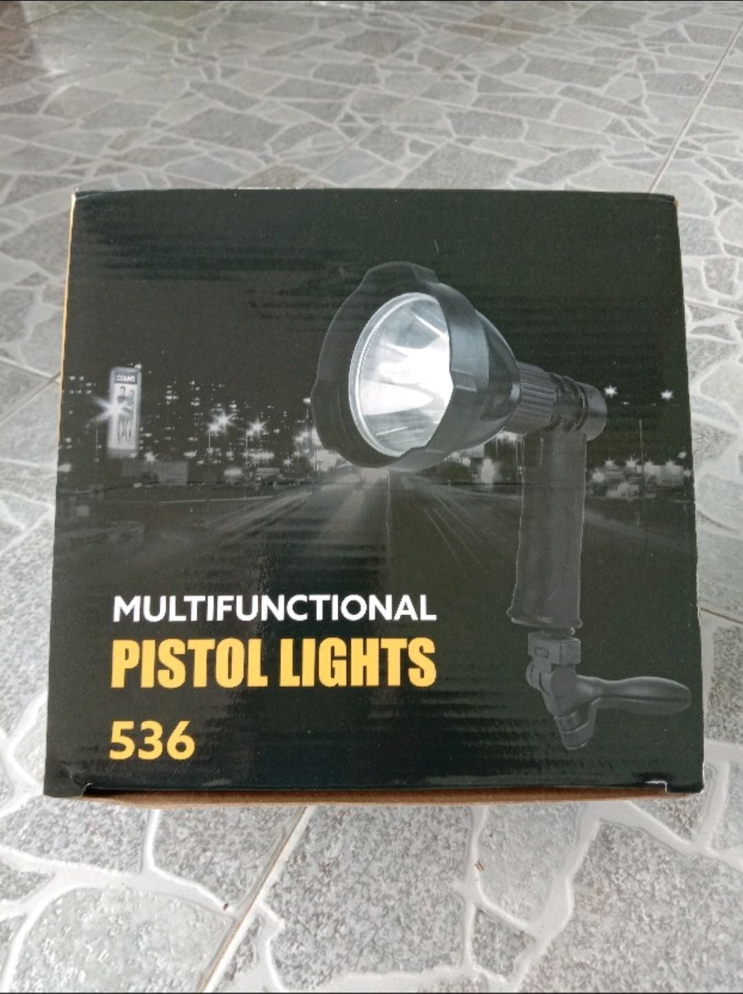 Light Portable rechargeable flashlight with tripod