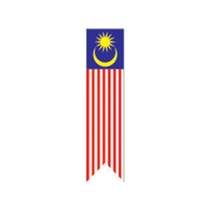 QP MALAYSIA FLAG 2' X 9' F1503 (POLYMESH COTTON)